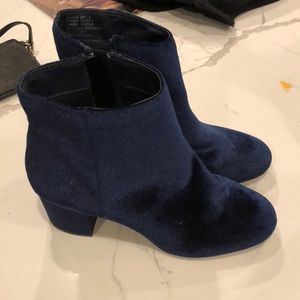 Perfect condition navy blue booties